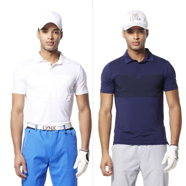 【Lynx Golf】首爾高桿風格!男款莫代爾棉材質配色線衫山貓系列膠標長袖POLO衫(二色) 歷史價格詳細信息