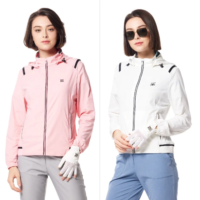 【Lynx Golf】女款吸溼排汗機能織帶剪接設計後背山貓沖孔配布造型無袖背心(二色) 歷史價格詳細信息