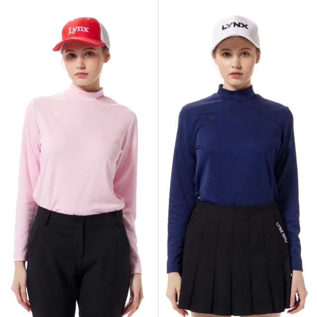 【Lynx Golf】女款合身版吸溼排汗配色線條設計立體貼膜造型長袖POLO衫/高爾夫球衫(三色) 歷史價格詳細信息