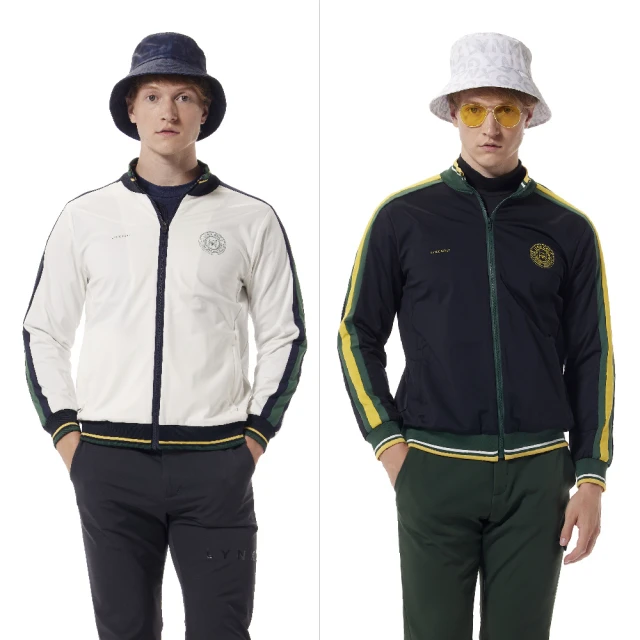 【Lynx Golf】首爾高桿風格!男款莫代爾棉材質配色線衫山貓系列膠標長袖POLO衫(二色) 歷史價格詳細信息