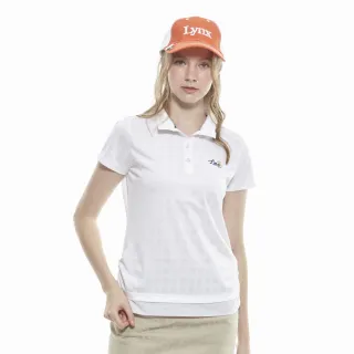 【Lynx Golf】女款吸濕排汗假兩件式滿版高爾夫球印花短袖POLO衫/高爾夫球衫(二色) 歷史價格詳細信息