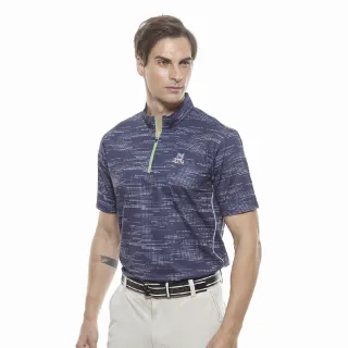 【Lynx Golf】男款冰涼舒適Mesh高爾夫印花短袖POLO衫(二色) 歷史價格詳細信息