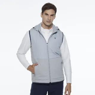 【Lynx Golf】男款防潑水防風保暖科技羽絨Lynx印花連帽可拆式長袖外套(二色) 歷史價格詳細信息