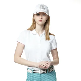 【Lynx Golf】女款吸濕排汗抗UV涼感抗菌功能絲光網眼布料短袖立領POLO衫(二色) 歷史價格詳細信息