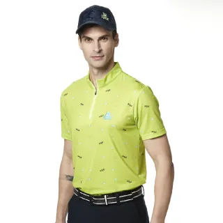 【Lynx Golf】男款冰涼舒適Mesh高爾夫印花短袖POLO衫(二色) 歷史價格詳細信息