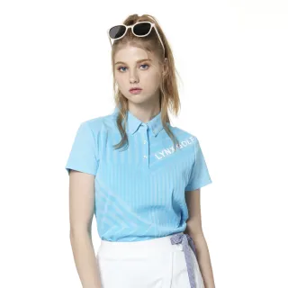 【Lynx Golf】女款吸濕排汗抗UV涼感抗菌功能絲光網眼布料短袖立領POLO衫(二色) 歷史價格詳細信息