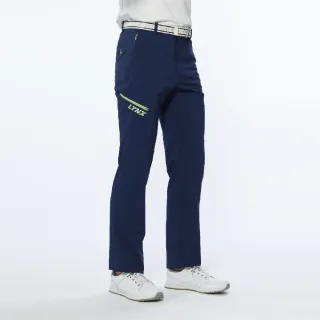 【Lynx Golf】男款日本進口布料防潑水機能隱形拉鍊大腿繡花側袋平口微窄管休閒長褲(二色) 歷史價格詳細信息