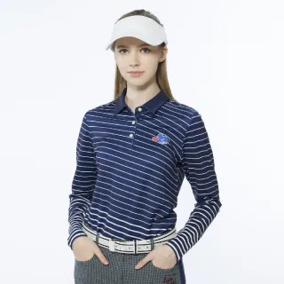 【Lynx Golf】女款合身版遠紅外線功能保暖內刷毛俏皮壓光印花長袖立領POLO衫/高爾夫球衫(二色) 歷史價格詳細信息