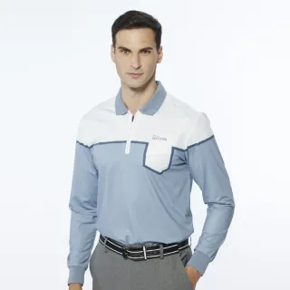 【Lynx Golf】男款合身版內刷毛保暖反光貼條後背造型設計長袖立領POLO衫(二色) 歷史價格詳細信息