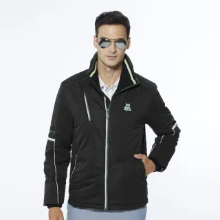 【Lynx Golf】男款保暖防風科技羽絨材質異素材剪裁設計立體貼袋造型長袖可拆式連帽外套(二色) 歷史價格詳細信息