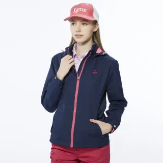 【Lynx Golf】女款薄鋪棉彈性舒適壓紋配布剪裁星球系列繡花拉鍊口袋長袖外套(二色) 歷史價格詳細信息
