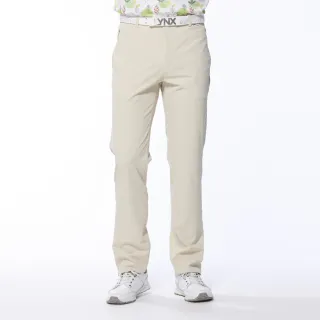 【Lynx Golf】男款日本進口布料防潑水機能隱形拉鍊大腿繡花側袋平口微窄管休閒長褲(二色) 歷史價格詳細信息