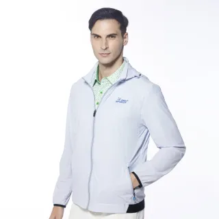 【Lynx Golf】男款輕量沖孔透氣布料剪裁斜紋造型拉鍊口袋長袖外套(三色) 歷史價格詳細信息