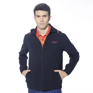 【Lynx Golf】男款輕量沖孔透氣布料剪裁斜紋造型拉鍊口袋長袖外套(三色) 歷史價格詳細信息