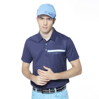 【Lynx Golf】男款吸汗速乾海豚印花胸袋款短袖襯衫(二色) 歷史價格詳細信息
