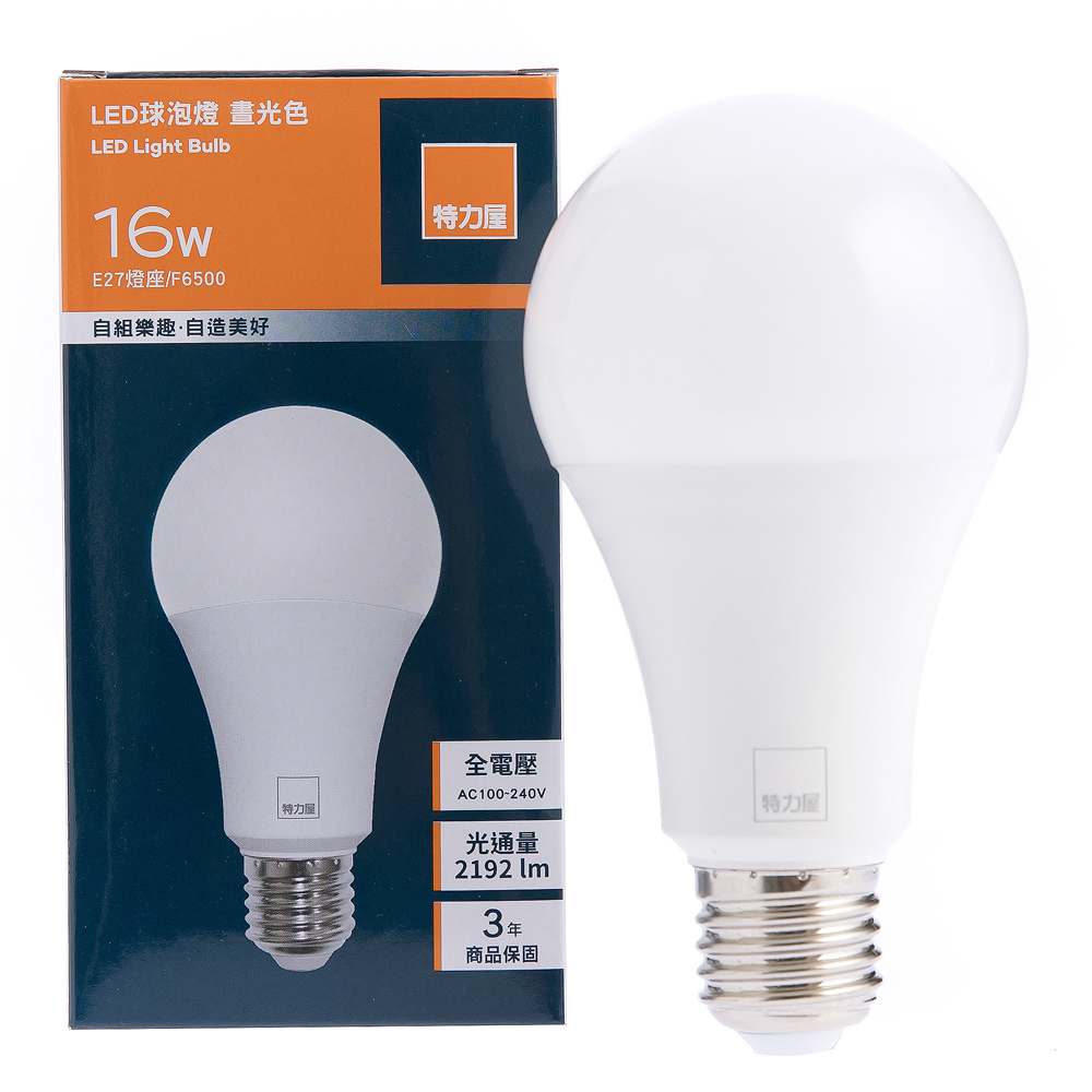 特力屋 9W LED球泡型燈泡-燈泡色 歷史價格詳細信息