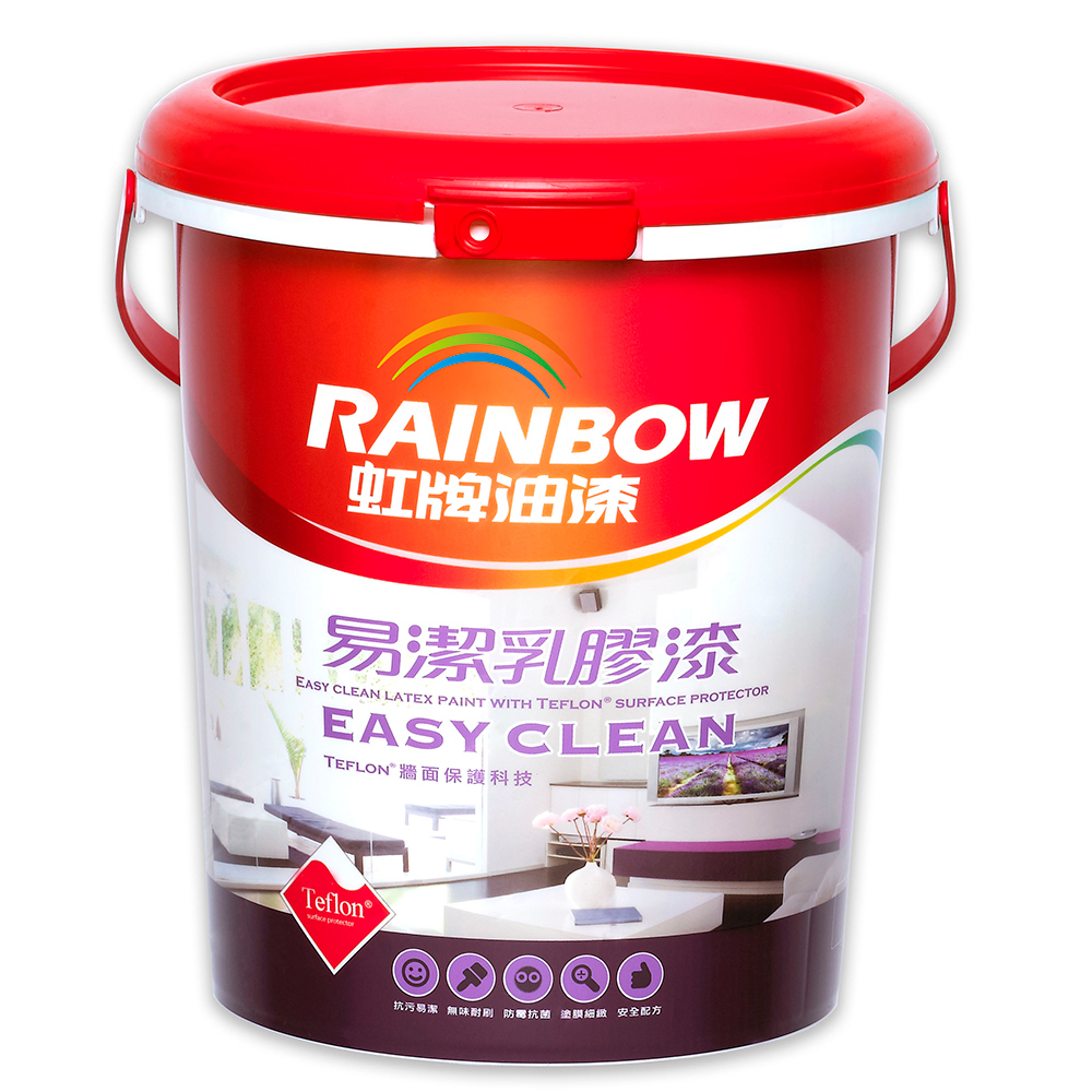 虹牌 彩虹屋易潔乳膠漆 白色 1G 歷史價格詳細信息