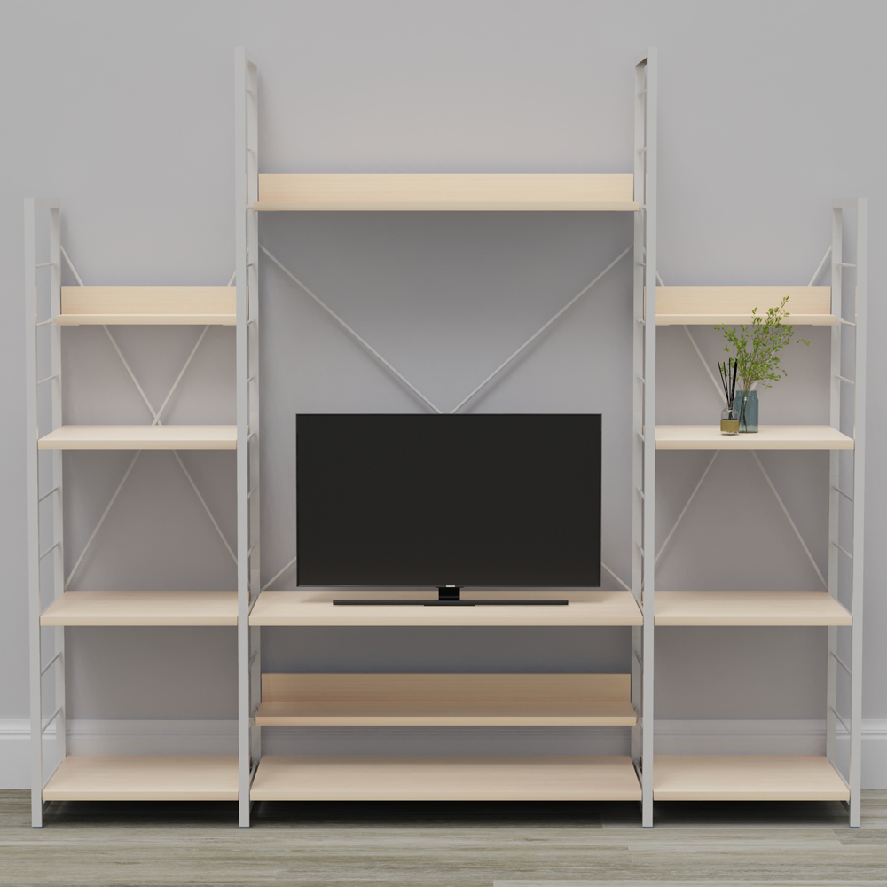 (組合) 特力屋 萊特電器架 淺木紋 64x40x128cm 歷史價格詳細信息