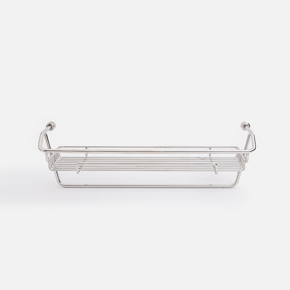 不鏽鋼45CM單層免釘打孔兩用烤漆黑掛籃/置物架/收納架/廚房架 歷史價格詳細信息