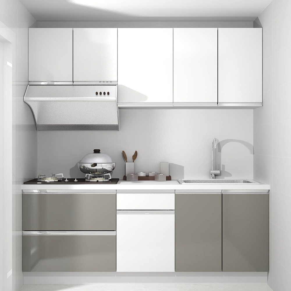 中區-結烤定規廚具210cm B-混搭G001 白色+G025深灰 EC 歷史價格詳細信息