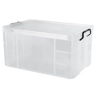 【特力屋】強固型掀蓋整理箱21L 37.5*52.8*16.6cm K-031 歷史價格詳細信息