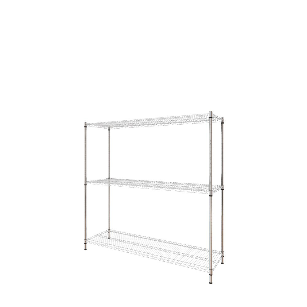 【特力屋】組合  重型鍍鉻三層架 122x60x210cm 歷史價格詳細信息