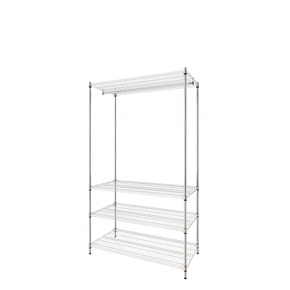 【特力屋】組合  重型鍍鉻二層架 122x60x120cm 歷史價格詳細信息