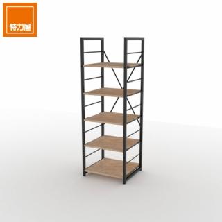 【特力屋】萊特五層架黑框/淺木紋寬40*深40*高128公分 價格比較,價格查詢,歷史價格詳細信息