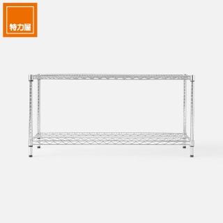 【特力屋】組合  重型鍍鉻二層架 122x60x120cm 歷史價格詳細信息