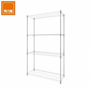 【特力屋】鍍鉻重型四層架  寬122*深46*高160cm 歷史價格詳細信息
