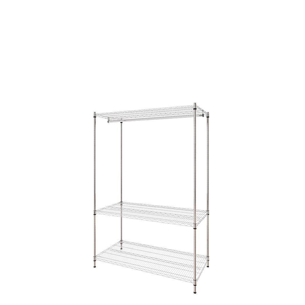 【特力屋】組合  重型鍍鉻二層架 122x60x120cm 歷史價格詳細信息