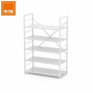 【特力屋】萊特五層架黑框/淺木紋寬40*深40*高128公分 歷史價格詳細信息