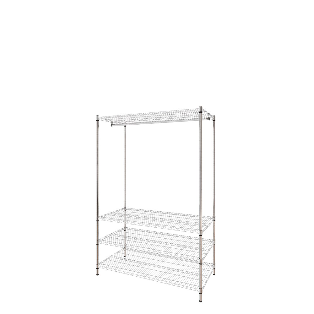 【特力屋】組合  重型鍍鉻二層架 122x60x120cm 歷史價格詳細信息