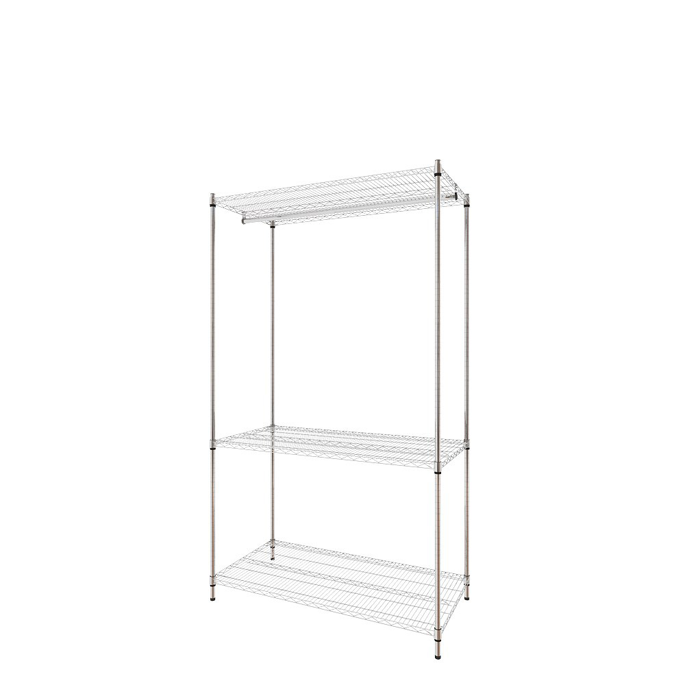 【特力屋】組合  重型鍍鉻二層架 122x60x120cm 歷史價格詳細信息
