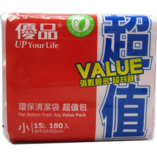 優品環保清潔袋  小 180 張 歷史價格詳細信息