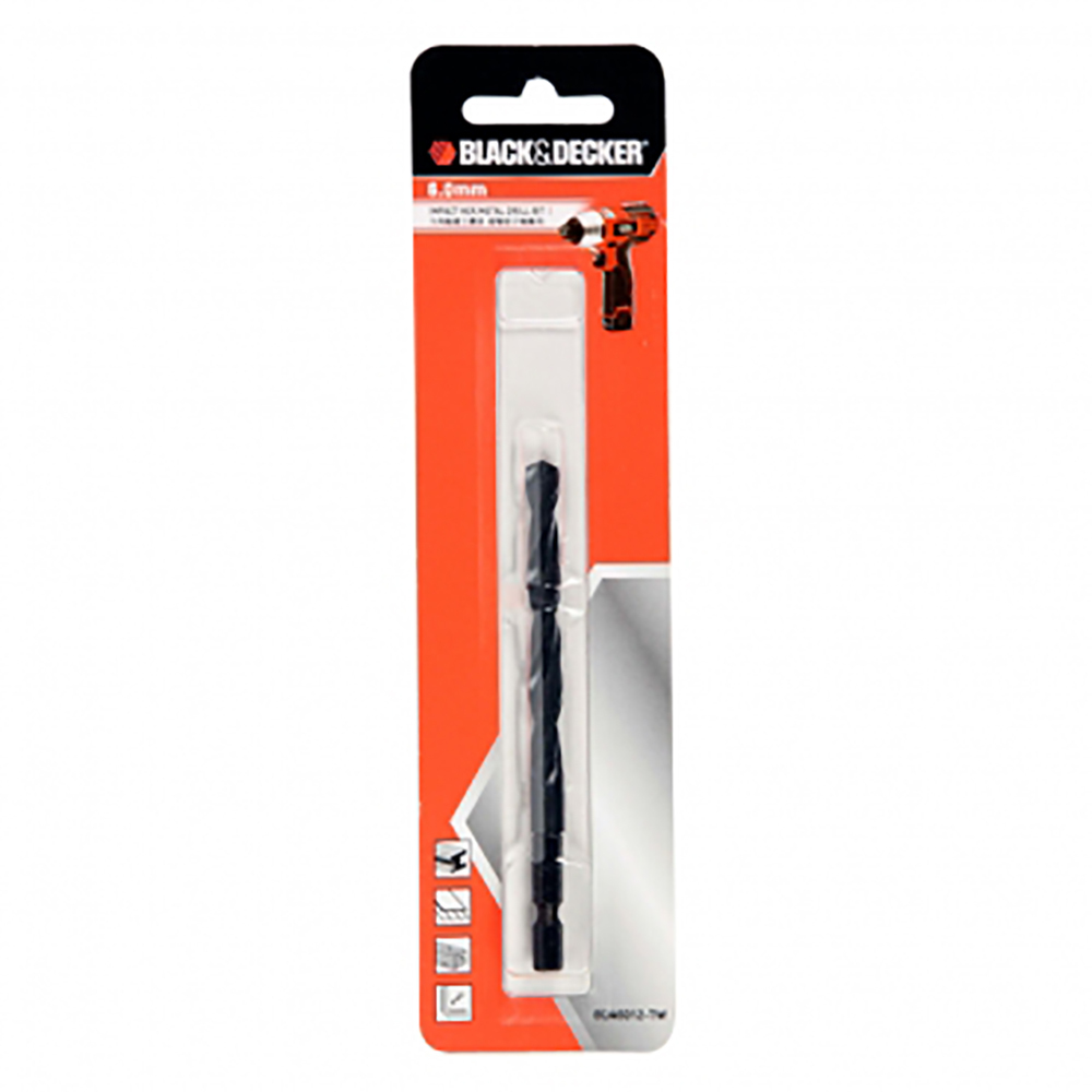 BLACK+DECKER 六角軸水泥鑽頭 6.0mm(衝擊起子機專用) 歷史價格詳細信息