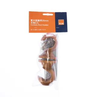 特力屋實木窗簾桿28mm天架2入-柚木色 歷史價格詳細信息