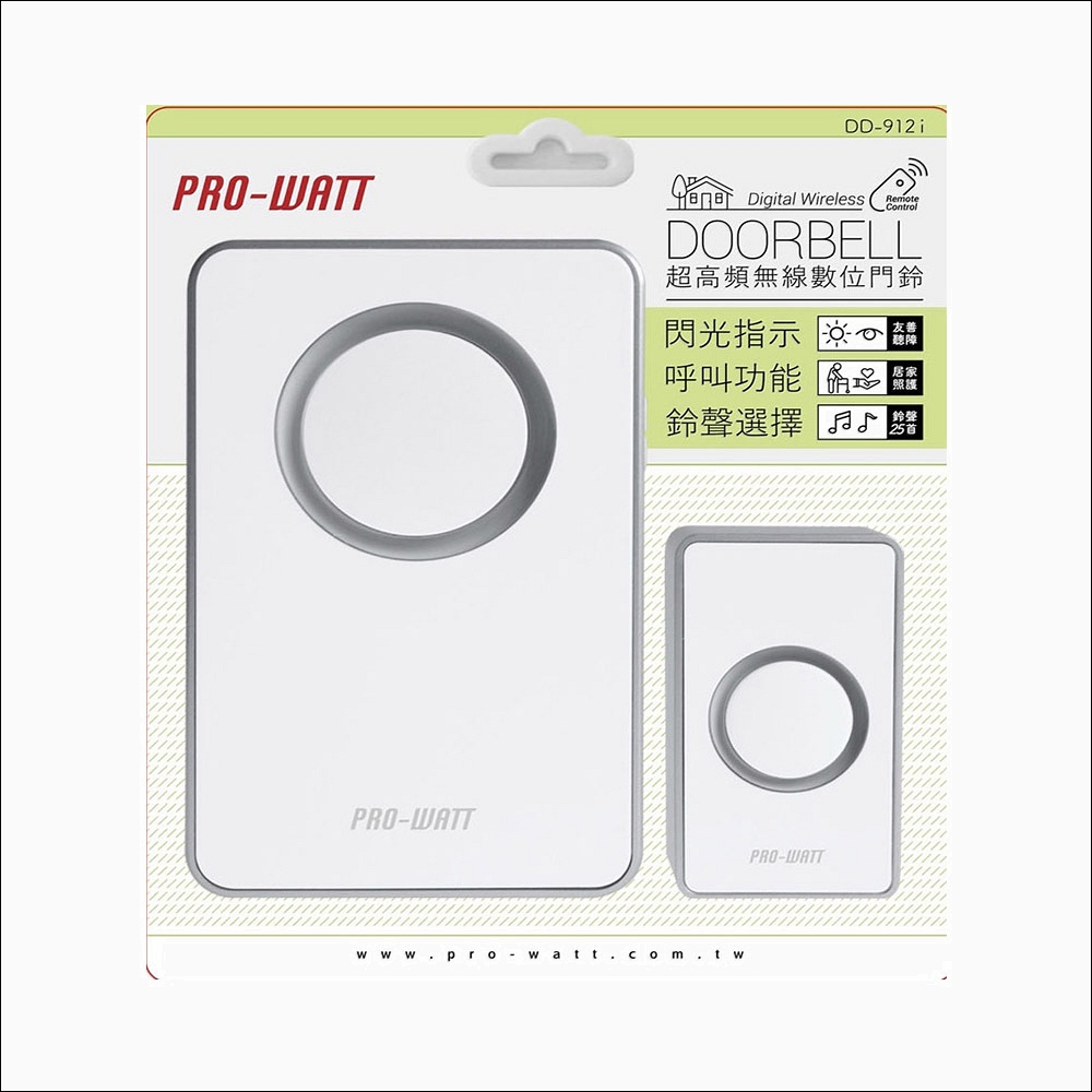 【PRO-WATT】超高頻無線數位門鈴(P-8519F) 歷史價格詳細信息