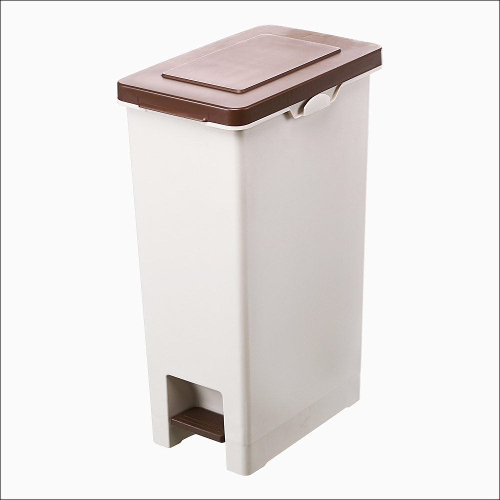 【特力屋】腳踏長形垃圾桶15L白 歷史價格詳細信息