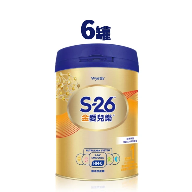 惠氏S-26-金愛兒樂HMO-幼兒配方-3號(6罐組) 歷史價格詳細信息