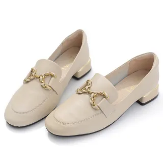 【DIANA】2.5 cm質感牛皮草編鞋頭馬銜釦飾莫卡辛輕量休閒鞋(水藍) 歷史價格詳細信息