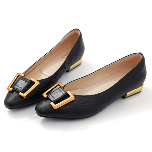 【DIANA】1.8cm牛皮x羊皮柔色系尖頭馬銜釦樂福穆勒跟鞋-優雅甜美(黑色) 歷史價格詳細信息