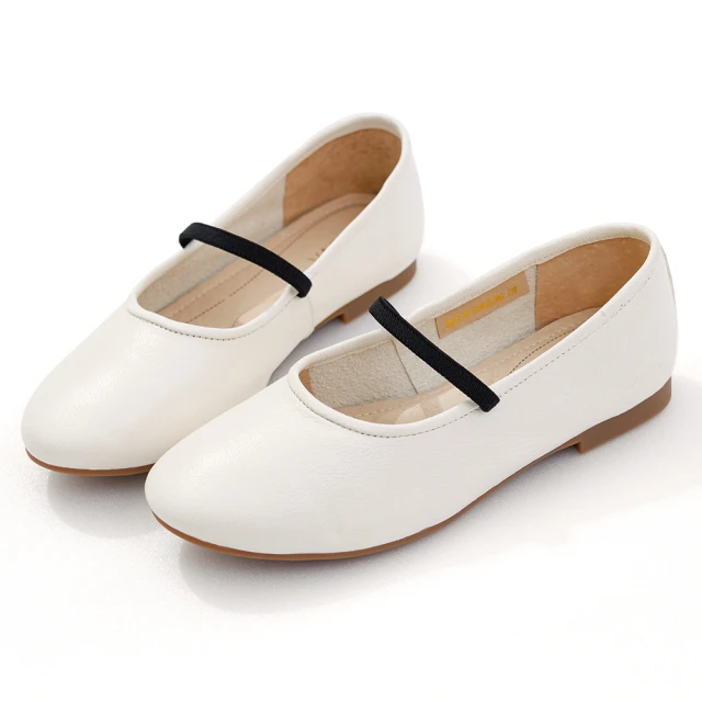 【DIANA】1.5 cm質感牛皮金屬G字母飾釦緞帶蝴蝶結低跟娃娃鞋(小黑糖) 歷史價格詳細信息