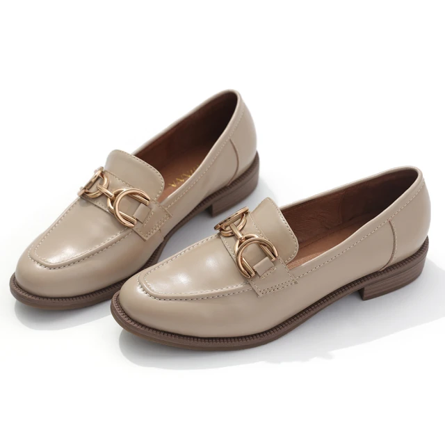 【DIANA】2.5 cm質感牛皮草編鞋頭馬銜釦飾莫卡辛輕量休閒鞋(水藍) 歷史價格詳細信息