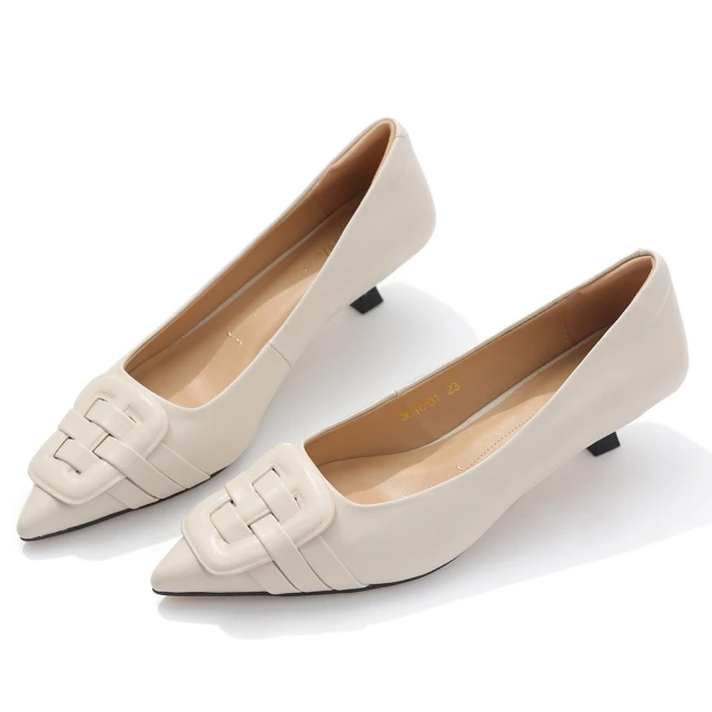 【DIANA】4 cm質感羊皮俐落皮帶編織設計尖頭低跟鞋(黑糖) 歷史價格詳細信息