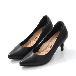 【DIANA】舒適防磨真皮素面尖頭楦細跟5公分制鞋-漫步雲端高枕無憂款(黑) 歷史價格詳細信息