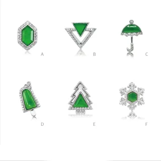 【MIRROR 皇宣緣】蒔窗六角翡翠墜飾 歷史價格詳細信息