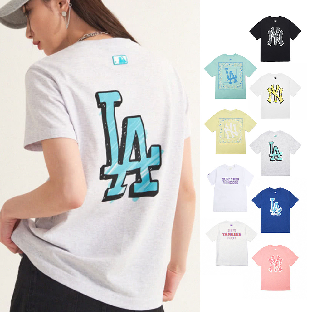 MLB 短袖T恤 道奇/洋基隊 (3ATS03023-三色任選)【官方旗艦店】 歷史價格詳細信息