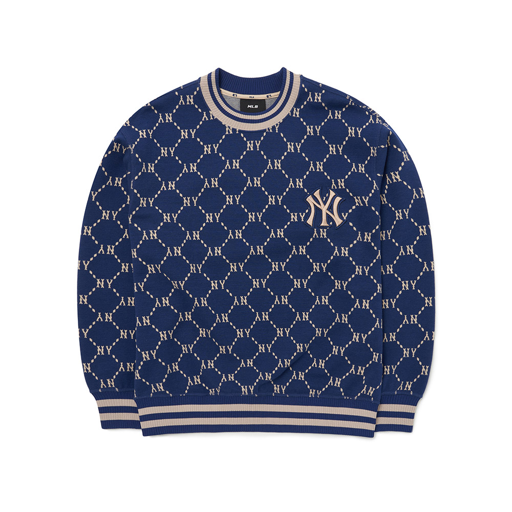 MLB 長袖大學T MONOGRAM系列 紐約洋基隊 (3AMTM0221-三色任選) 【官方旗艦店】 歷史價格詳細信息