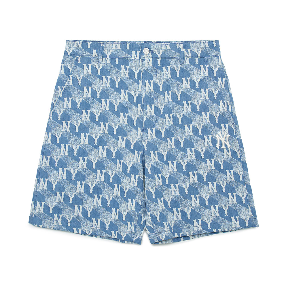 【MLB】牛仔丹寧短裙 CUBE MONOGRAM系列 紐約洋基隊(3FDSM0734-50NYD) 歷史價格詳細信息